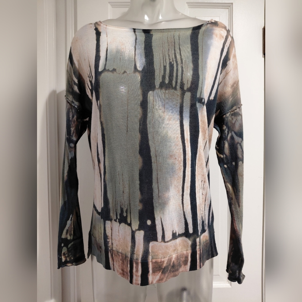 Match Cotton Boatneck Knit Top Sz 1